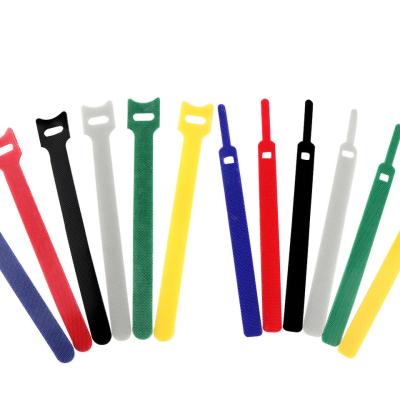 China Colorful Velcro ties, Reusable Fastening Cable Ties, Microfiber Cloth 6-Inch Hook Loop Cord Ties Velcrs12mm*150mm for sale