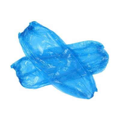 China Hoofddoek Beschermende PE Plastic Overleeve Groothandelsprijs Wegwerpwaterdicht Machine Arm Cover 10000 paar Te koop