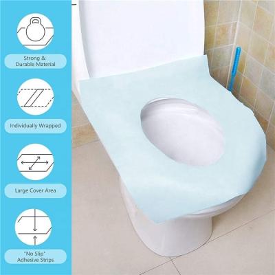 China Personalized Custom Supplies White Water Proof Travel Eco-Friendly Sanitary Portable Bathroom Disposable Toilet Seat for sale