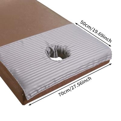 China Massage Table Head Cover, Bed Table Cover Sheets with Hole for Salon SPA, Massage Mattress Breathing Spa for sale