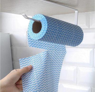 China Eco Friendly Kitchen Cleaning Towels Nonwoven Dish Cloth Roll Disposable Washable Kitchen Cloths for sale