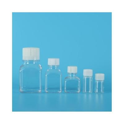 China Reagent Bottle Laboratory Supplies PETG 5ml ,10ml,30ml,60ml,125ml Sterile Plastic Cell Culture Media Reagent Bottle for sale