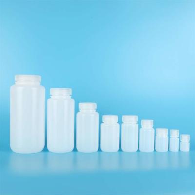 China HDPE Wide Mouth Plastic Bottles Lab Sample Bottle Laboratory Reagent Bottles Sample Sealing Bottles for sale