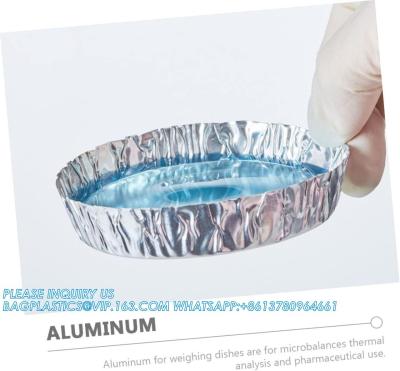 China Aluminum Weighing Boats Liquid Mixing Foil Trays Aluminum Weighing Pan Foil Reusable Chemistry Weighing Pan for Lab Te koop