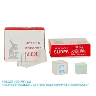 Chine Laboratory Use Economy 7101 7102 7105 7109 Glass Prepared Polished Frosted Microscope Slide à vendre