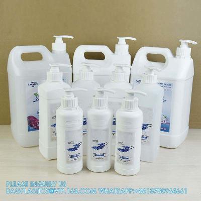 China Liquid Detergent Plastic Hand Wash Bottle With Tube Pump Refillable Plastic Pump Bottles with Travel Lock Te koop