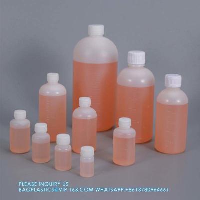 Chine 10ml Scale Plastic Round Bottle HDPE Empty Reagent Bottle For Chemical Liquid Storage Plastic Screw Cap à vendre