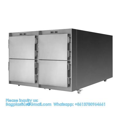 China CE Approved 4 Rooms Dead Body Refrigerator Mortuary Body Mortuary Chamber Manufacture for sale