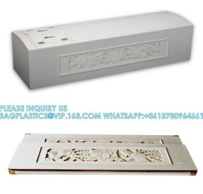 China Japanese Burial Supplies Hand-Carved Foldable Wooden Casket Coffin Funeral Supplies Burial Wood Casket Coffin for sale