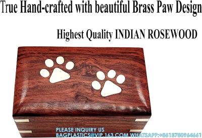 China Wooden Urn - Pet Urns For Dogs Ashes, Decorative Wooden Pet Urns For Ashes - Rosewood Cremation Urns For Dogs for sale