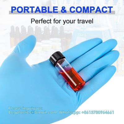 China Glass Vials with Screw Caps, Clear Liquid Sample Vial Bottles, Lab/Travel Storage Vials for Essential Oil, Perfume Te koop