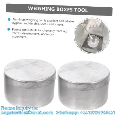 Chine Aluminum Box Weighing Dish Narrow Spout Sampling Weighing Soil Collection Jar Aluminum Scale Pan Lab Measuring à vendre