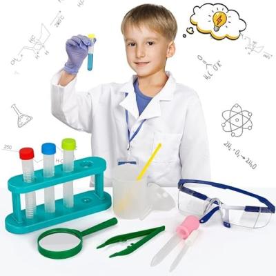 Chine Scientist Costume For Kids Lab Coat With Science Experiment Kit Dress Up & Pretend Play For Boys Girls Age 4-8 à vendre