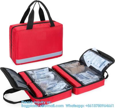 Chine Small First Aid Kit Bag Empty Portable Emergency Kits Trauma Bag, Ideal For Car, Home, Camping And Hiking, Red Bag à vendre