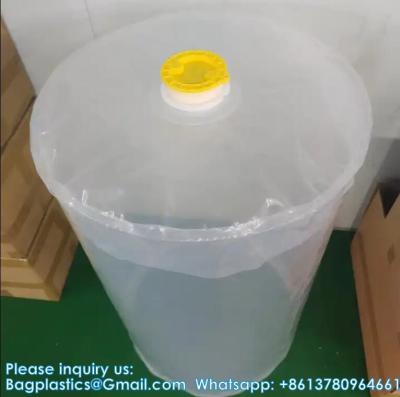 China Heavy Duty Large Plastic Round Bottom Drum Liner Bag 55 Gallon Drum Liners Plastic Drum Liner Bag For 200ltr for sale