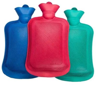 China Wholesale 500ml 1000ml Hot Water Bottle Water Filling Rubber Medical Hot Water Bag With Cover for sale