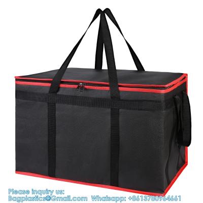 Chine Large Insulated Reusable Grocery Bags With Sturdy Zipper And Handles, Foldable Washable Heavy Duty Cooler Totes à vendre