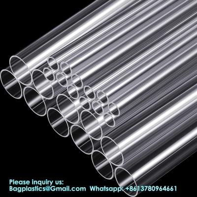 Chine Acrylic Tube, Clear Plastic Pipe Tube 15.5'' Length Clear PVC Pipe Round Polycarbonate Tubing Chemical Resistant à vendre