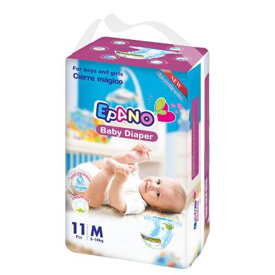 China Factory Wholesale Printed Disposable Baby Diapers Highly Absorbent Organic Diapers for sale