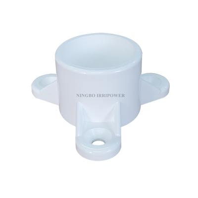 China DIY Table Furniture Furniture Grade Pipe Fittings SCH40 PVC Flange With Pipe Socket for sale