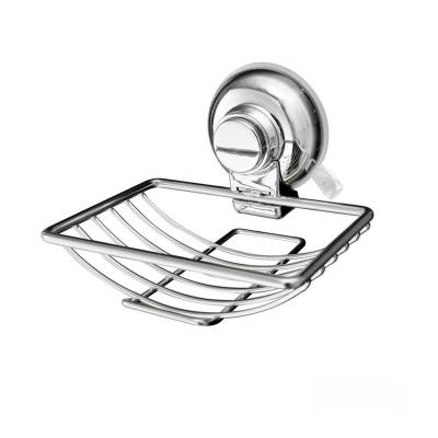 China Wholesale Removable Custom Designed Stainless Steel Hanging Suction Cup Soap Holder Without Punching Magnetic Suction Soap Hook Holder for sale