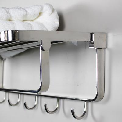 China Heater Stainless Steel Towel Rack Bathroom 304 Stainless Steel Wall Mounted Retractable Towel Rack for sale