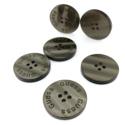 China Best Sustainable Quality Polyester 4 Product Volume Holes Fabric Nickel Free Buttons For Clothes for sale