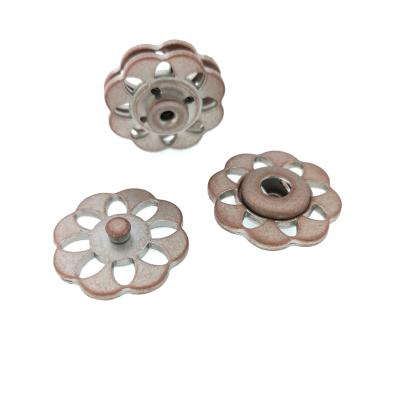 China Good Quality Durable Copper OEM Washable Metal Bags Buttons for sale