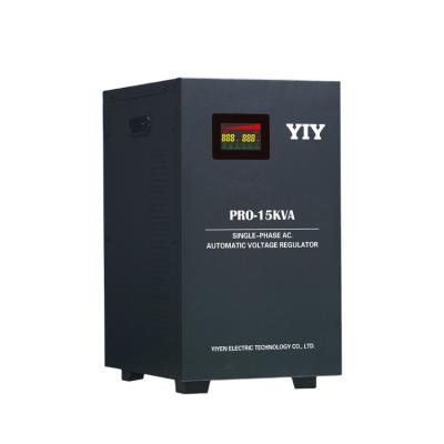 China Automatic voltage regulator single phase 15000va 15kva voltage stabilizer [factory direct sale] for home appliance for sale