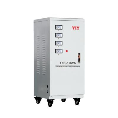 China SVC TNS Series Three Phase Industrial Voltage Stabilizer 3% Voltage 15kva stabilzier precision for sale