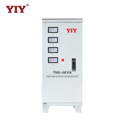 China SVC 6kw Electron Voltage Stabilizer 3 Phase Servo Motor Automatic Voltage Regulator for sale