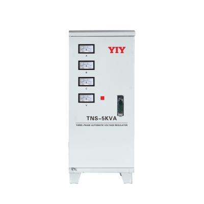 China Automatic Stabilizer YIY 5kva Three Phase Variac Voltage Regulator AC Power Stabilizer for sale