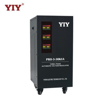 China New PRO Regulator YIY Series 30KVA Automatic Voltage Regulator/Stabilizer Three Phase with LED/Multi-display for sale