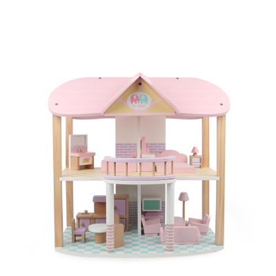 China Wooden Dollhouse Furniture Villa Children's Room Dollhouse Accessories Wooden Toy Dollhouse Furniture Toys Simulation DIY for sale