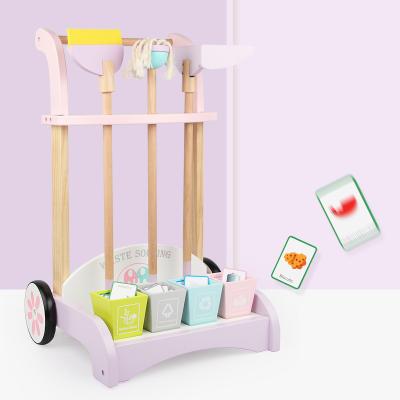 China Wood Pretend Play Set Toy Simulation Cleaning Set Wooden Role Play Cleaning Toy Cleaning Set for sale