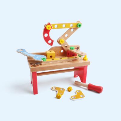 China Montessori Toy Popular DIY Wooden Colorful Wooden Educational Toy of Intellectual Development for sale