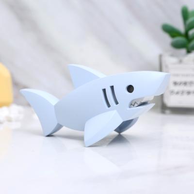 China White Shark Marine Animal Kids Educational Toy Ocean Animal Assembly Magnetic Plastic Puzzle Toy Set Intellectual Development White Shark for sale