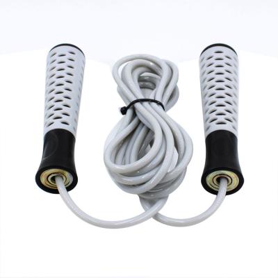 China Factory Durable Adults Kids Ship Training Sports Playing 3 Meters PVC Gray Handle Anti Slip Jump Rope for sale