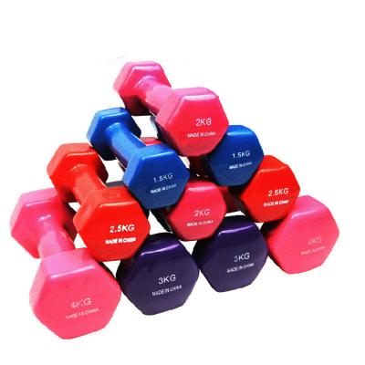 China Durable Hot Sale Factory 1kg 2kg 3kg 4kg 5kg 6 Kg 7kg 8kg 9kg Selling Dipped Dumbbell for sale