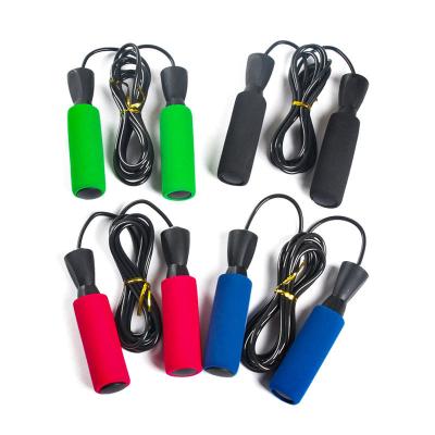 China Factory Logo Available Plastic Foam Custom Cheap PVC Plastic Adjustable Kids Jump Rope for sale