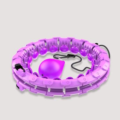 China Bodybuilding New Product Gym Equipment Polynesian Dance Ring Circle With Exercise Ball Exercise Polynesian Dance Ring Purple Circle for sale