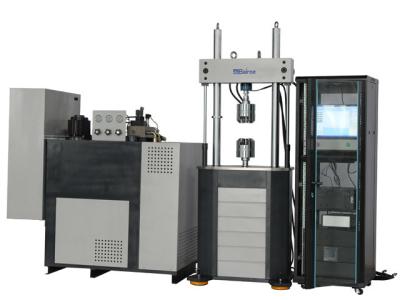 China PLW-100 Electronic Hydraulic Servo Fatigue Testing Machine, High-Stiffness Frame for sale