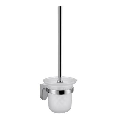 China Durable Convenient Factory Direct 304 Stainless Steel Toilet Brush And Holder Set Wall Mounted for sale