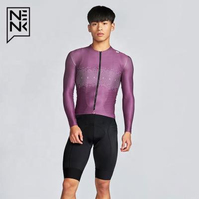 China NENK Pro Team Road Bike Cycling Jersey Breathable Good Quality Cycling Clothing For Men Tank Top Long Sleeve Quick Dry Cycling Customization for sale