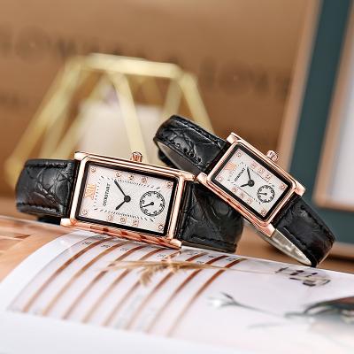 China Unisex Pairs Square Couple Watches For Men Trend Student Luxury Quartz Watch Synchronizes Women Sports Watches Men Wrist Reloj Hombre for sale