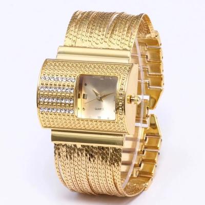 China Creativity 2021 men fashion luxury ladies wristwatches top brand gold steel strap women watch quartz watch Zegarek Damski for sale