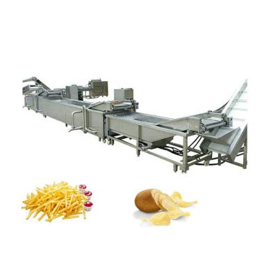 China Potato Chips Frozen French Fries Production Line Automatic For Food Shop for sale