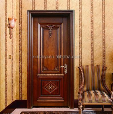 China Swing Factory Supply CE Luxury Antique Natural Veneer ISO9001 Style Wooden Doors for sale