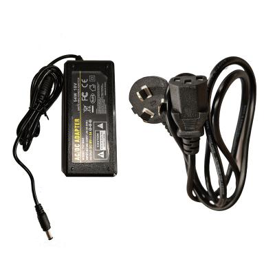 China Power Supply Adapter 18V 3A Power Supply Adapter, 5.5mmx2.1mm Plug, AC 100-240V for sale