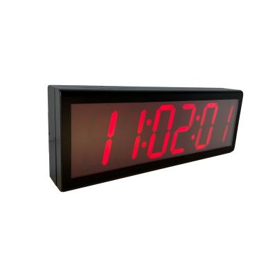 China Calendars 6-Digit POE NTP IP Wall Clock, Red LED, 4